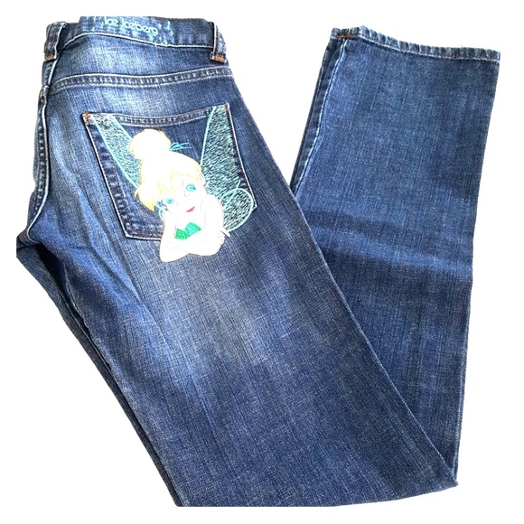 Ice Iceberg Denim - ICEBERG  TINKER BELL CHARACTER  DETAIL JEAN